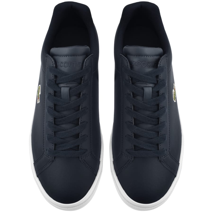 Lacoste lerond trainers navy online